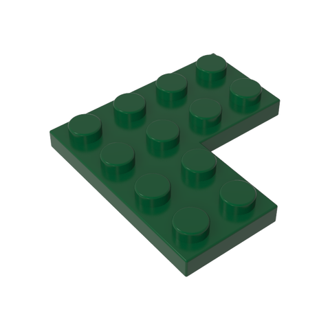 Gobricks,Plate 4 x 4 Corner,2639