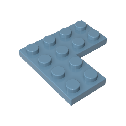 Gobricks,Plate 4 x 4 Corner,2639