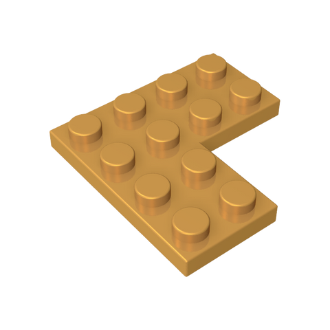 Gobricks,Plate 4 x 4 Corner,2639
