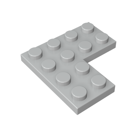 Gobricks,Plate 4 x 4 Corner,2639