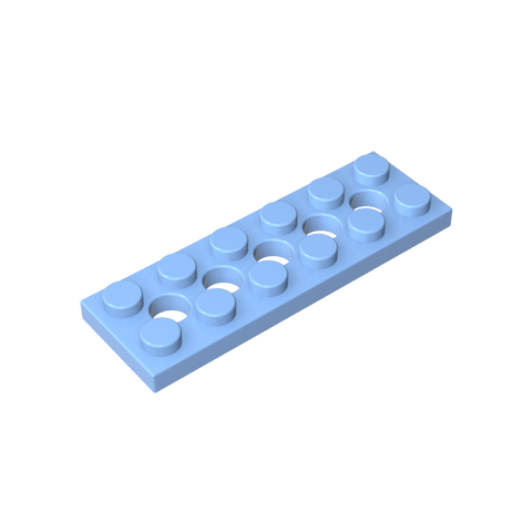 Gobricks,Technic Plate 2 x 6 [5 Holes],32001
