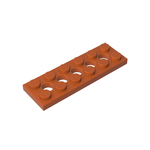 Gobricks,Technic Plate 2 x 6 [5 Holes],32001