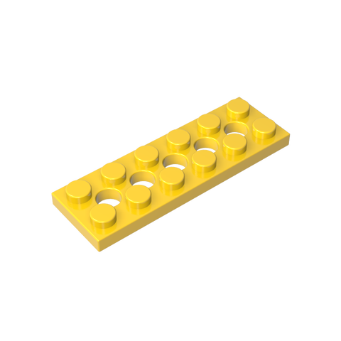 Gobricks,Technic Plate 2 x 6 [5 Holes],32001