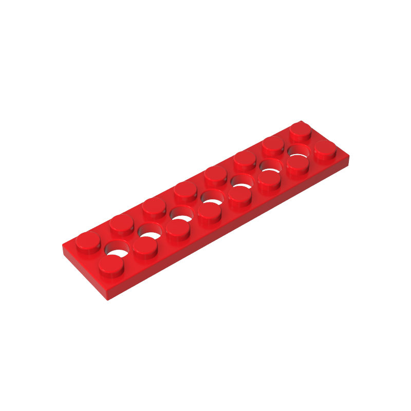 Gobricks,Technic Plate 2 x 8 [7 Holes],3738