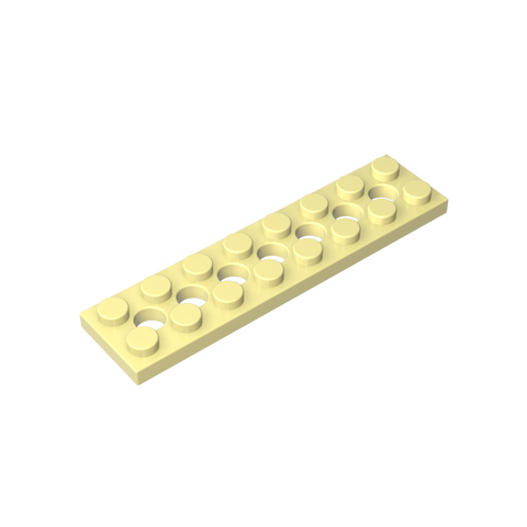 Gobricks,Technic Plate 2 x 8 [7 Holes],3738