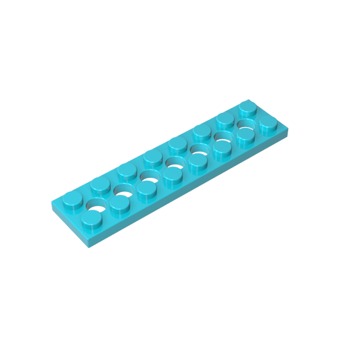 Gobricks,Technic Plate 2 x 8 [7 Holes],3738