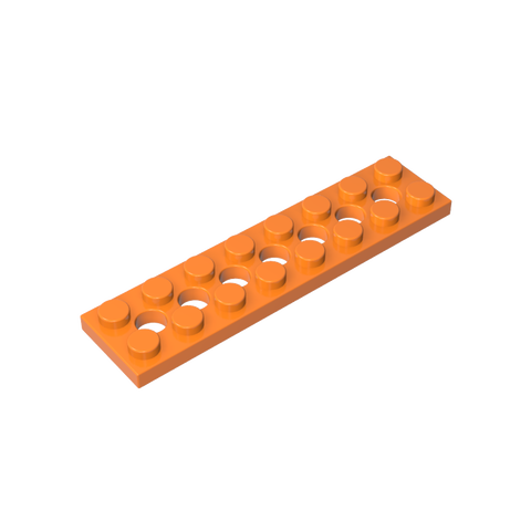 Gobricks,Technic Plate 2 x 8 [7 Holes],3738