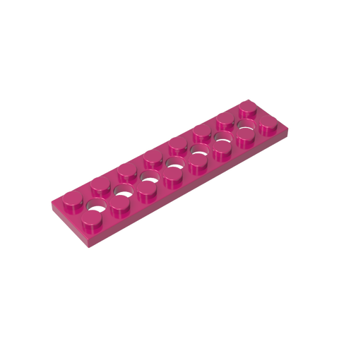 Gobricks,Technic Plate 2 x 8 [7 Holes],3738