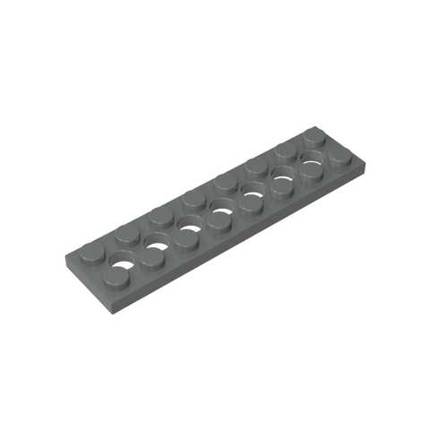 Gobricks,Technic Plate 2 x 8 [7 Holes],3738