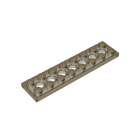 Gobricks,Technic Plate 2 x 8 [7 Holes],3738