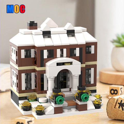 (Gobricks version) 390pcs MOC-125387 Mini 21330 Home Alone House