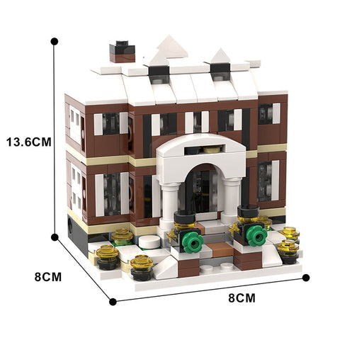 (Gobricks version) 390pcs MOC-125387 Mini 21330 Home Alone House