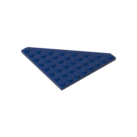 Gobricks,Wedge Plate 8 x 8 Cut Corner,30504