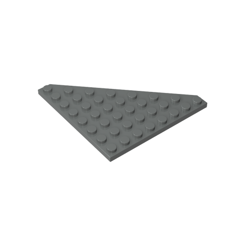 Gobricks,Wedge Plate 8 x 8 Cut Corner,30504