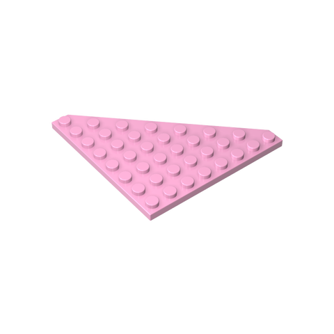 Gobricks,Wedge Plate 8 x 8 Cut Corner,30504