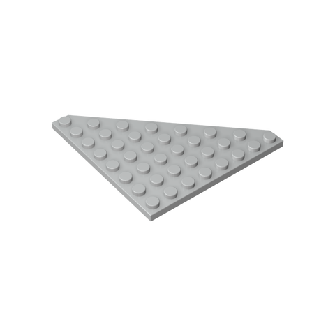 Gobricks,Wedge Plate 8 x 8 Cut Corner,30504