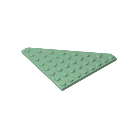 Gobricks,Wedge Plate 8 x 8 Cut Corner,30504