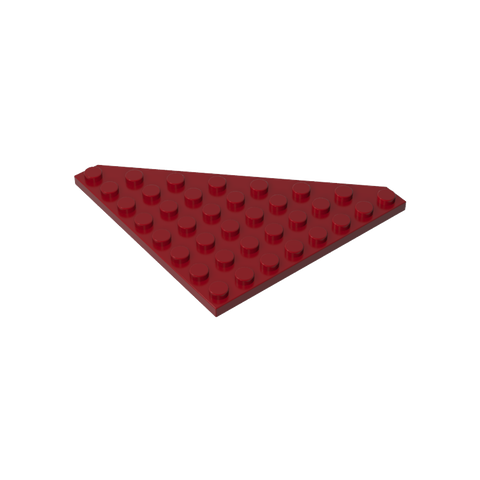 Gobricks,Wedge Plate 8 x 8 Cut Corner,30504