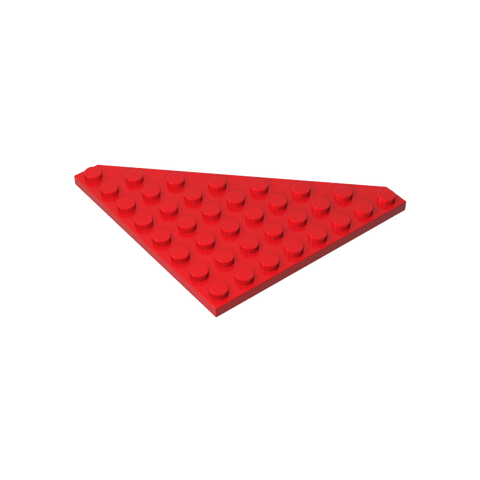 Gobricks,Wedge Plate 8 x 8 Cut Corner,30504