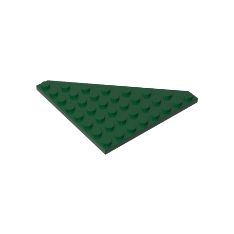Gobricks,Wedge Plate 8 x 8 Cut Corner,30504
