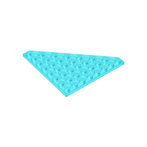 Gobricks,Wedge Plate 8 x 8 Cut Corner,30504