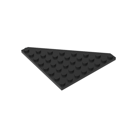 Gobricks,Wedge Plate 8 x 8 Cut Corner,30504