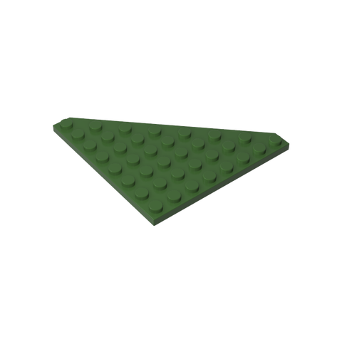 Gobricks,Wedge Plate 8 x 8 Cut Corner,30504