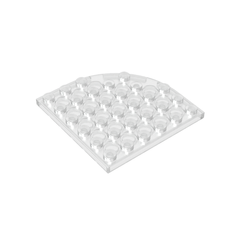 Gobricks,Plate Round Corner 6 x 6,6003