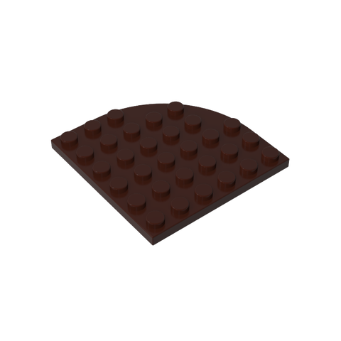Gobricks,Plate Round Corner 6 x 6,6003