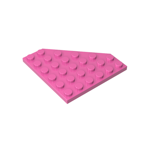 Gobricks,Wedge Plate 6 x 6 Cut Corner,6106