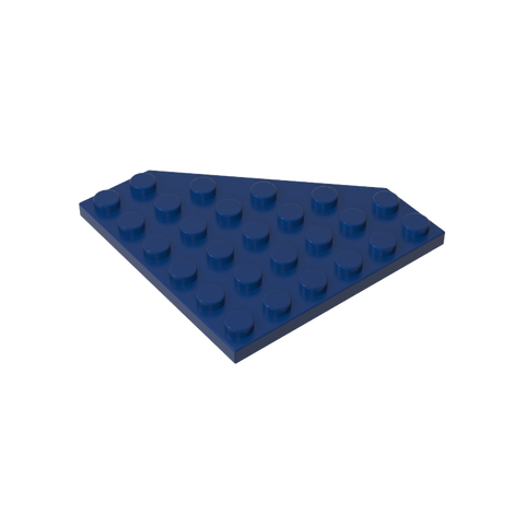 Gobricks,Wedge Plate 6 x 6 Cut Corner,6106