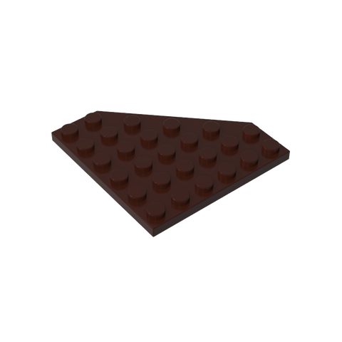 Gobricks,Wedge Plate 6 x 6 Cut Corner,6106