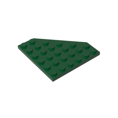 Gobricks,Wedge Plate 6 x 6 Cut Corner,6106