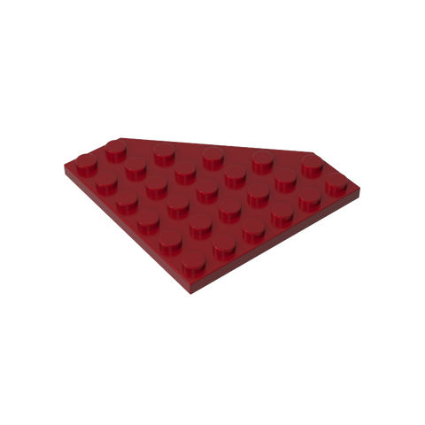Gobricks,Wedge Plate 6 x 6 Cut Corner,6106