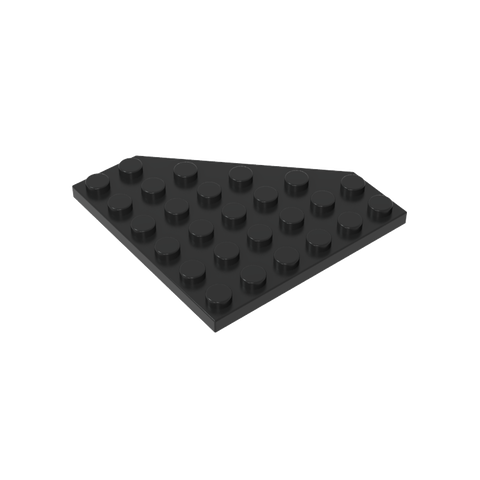 Gobricks,Wedge Plate 6 x 6 Cut Corner,6106