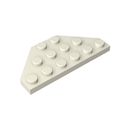 Gobricks,Wedge Plate 3 x 6 Cut Corners,2419,43127