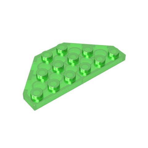 Gobricks,Wedge Plate 3 x 6 Cut Corners,2419,43127