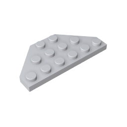 Gobricks,Wedge Plate 3 x 6 Cut Corners,2419,43127