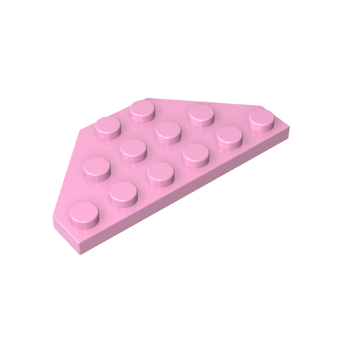 Gobricks,Wedge Plate 3 x 6 Cut Corners,2419,43127
