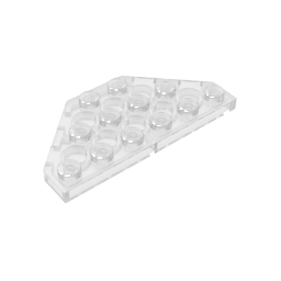 Gobricks,Wedge Plate 3 x 6 Cut Corners,2419,43127
