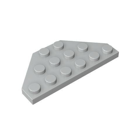 Gobricks,Wedge Plate 3 x 6 Cut Corners,2419,43127