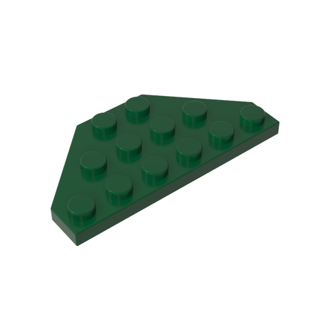 Gobricks,Wedge Plate 3 x 6 Cut Corners,2419,43127
