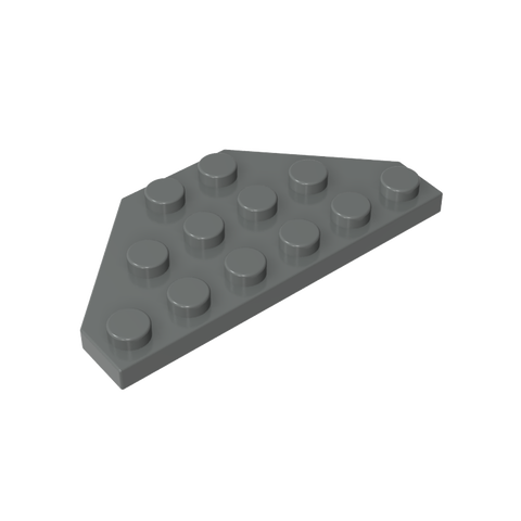 Gobricks,Wedge Plate 3 x 6 Cut Corners,2419,43127