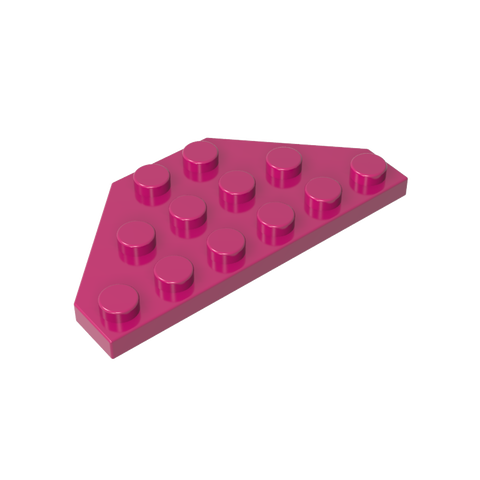 Gobricks,Wedge Plate 3 x 6 Cut Corners,2419,43127
