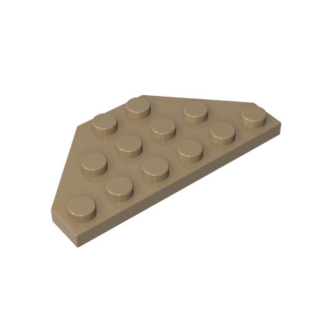 Gobricks,Wedge Plate 3 x 6 Cut Corners,2419,43127