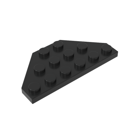Gobricks,Wedge Plate 3 x 6 Cut Corners,2419,43127