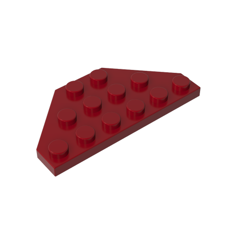 Gobricks,Wedge Plate 3 x 6 Cut Corners,2419,43127