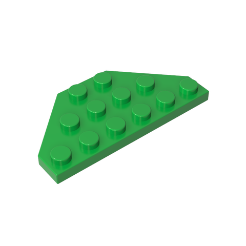 Gobricks,Wedge Plate 3 x 6 Cut Corners,2419,43127