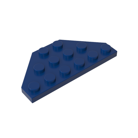 Gobricks,Wedge Plate 3 x 6 Cut Corners,2419,43127