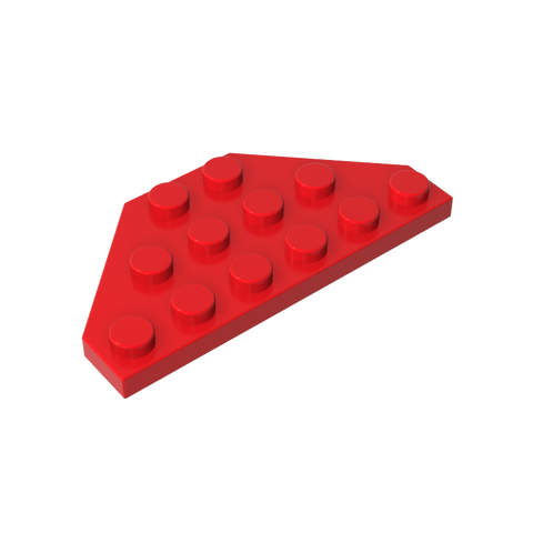 Gobricks,Wedge Plate 3 x 6 Cut Corners,2419,43127